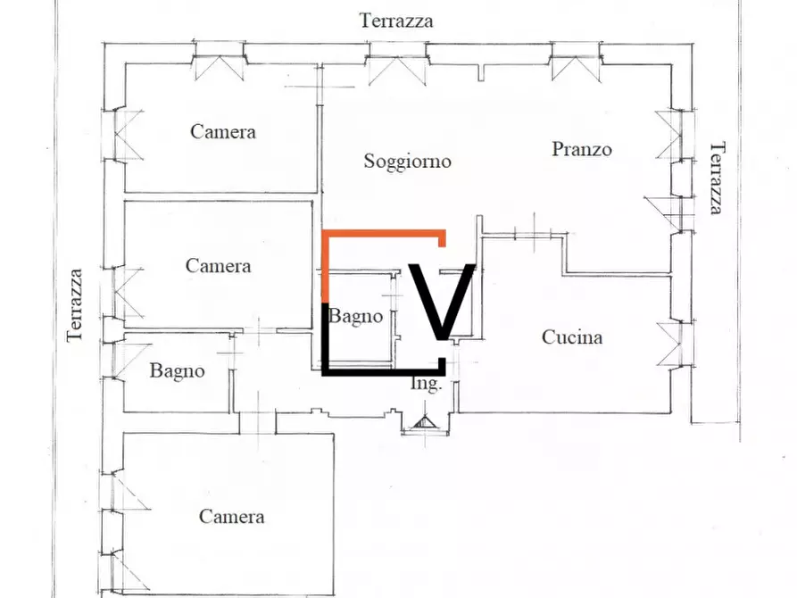 Immagine 21 di Appartamento in vendita  in Via Veneto a Falcade