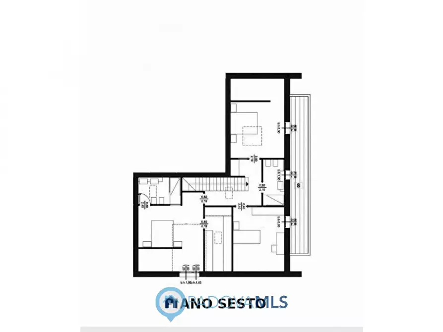 Immagine 42 di Appartamento in vendita  in Via A. Diaz, 252 a Vigonza