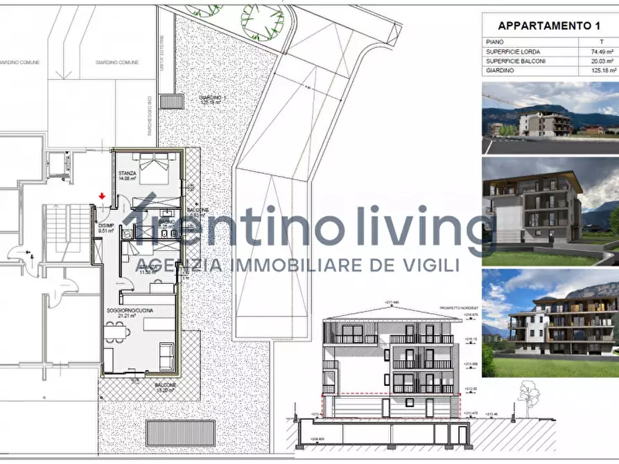 Immagine 26 di Appartamento in vendita  in Via Canè a Mezzocorona