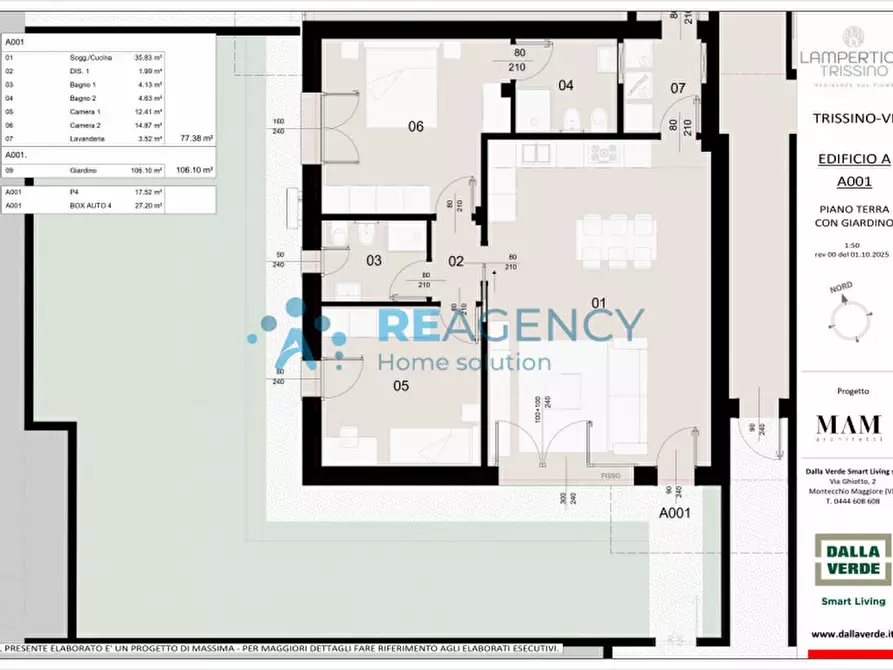 Immagine 13 di Appartamento in vendita  in via marzotto lampertico a Trissino