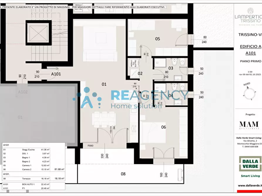 Immagine 13 di Appartamento in vendita  in via marzotto lampertico a Trissino