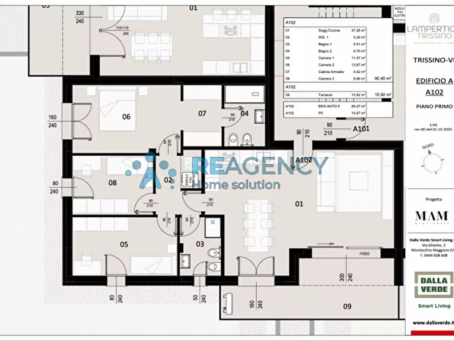 Immagine 13 di Appartamento in vendita  in via marzotto lampertico a Trissino