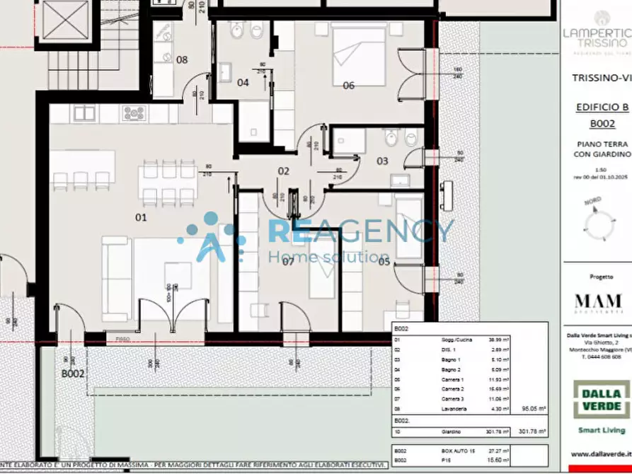 Immagine 2 di Appartamento in vendita  a Trissino