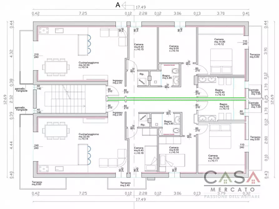 Immagine 21 di Appartamento in vendita  in Via Sclavons a Cordenons