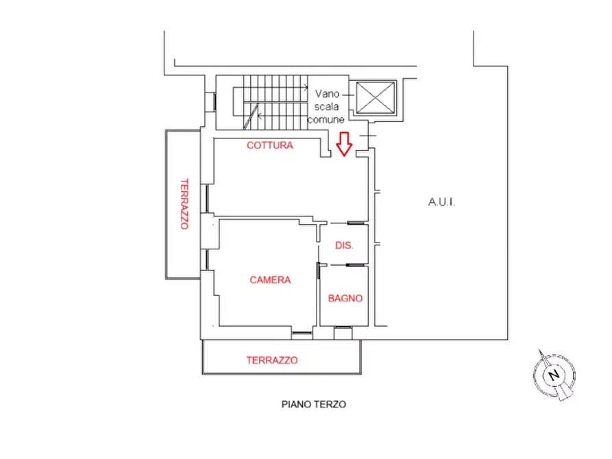 Immagine 19 di Appartamento in affitto  in Via Istria a Vicenza