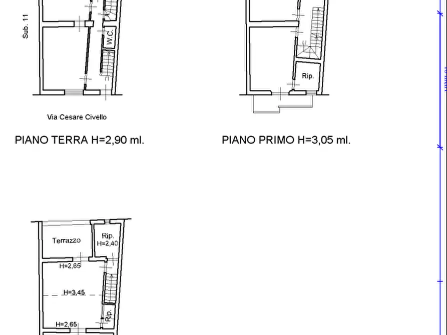 Immagine 27 di Appartamento in vendita  in Via Cesare Civello 44 a Campofelice Di Roccella