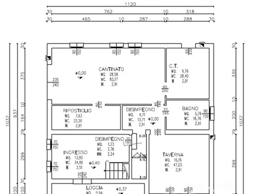 Immagine 31 di Casa indipendente in vendita  a Pernumia