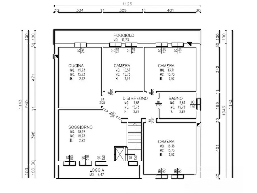 Immagine 32 di Casa indipendente in vendita  a Pernumia
