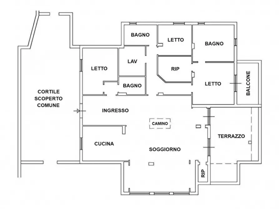 Immagine 29 di Appartamento in vendita  in Via Carrol Lewis, N. 22 a Palermo