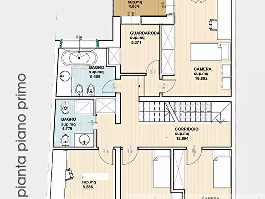 Immagine 9 di Villetta a schiera in vendita  in Via degli Artisti a Padova