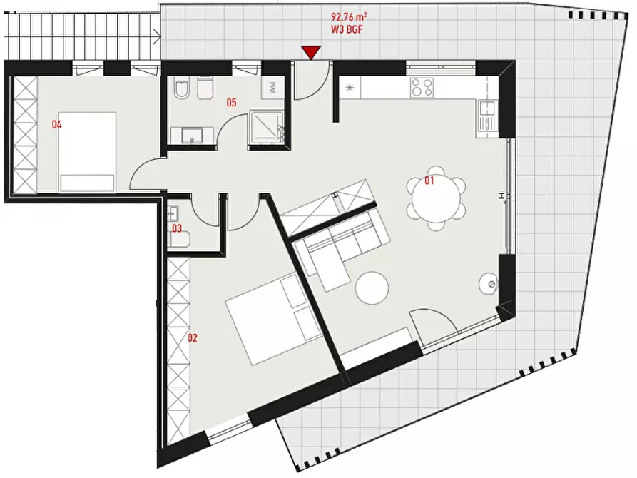 Immagine 8 di Appartamento in vendita  a Cortaccia Sulla Strada Del Vino .Kurtatsch A.