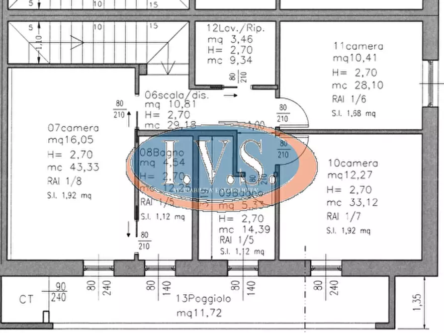 Immagine 16 di Casa trifamiliare in vendita  in Via Fossona 40 a Cervarese Santa Croce