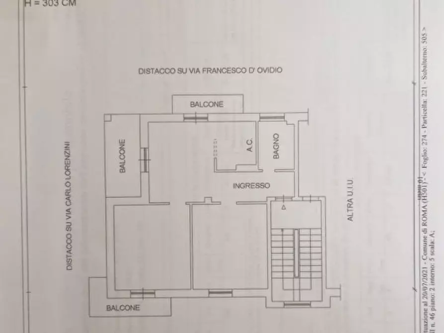 Immagine 30 di Appartamento in affitto  in Via Carlo Lorenzini a Roma