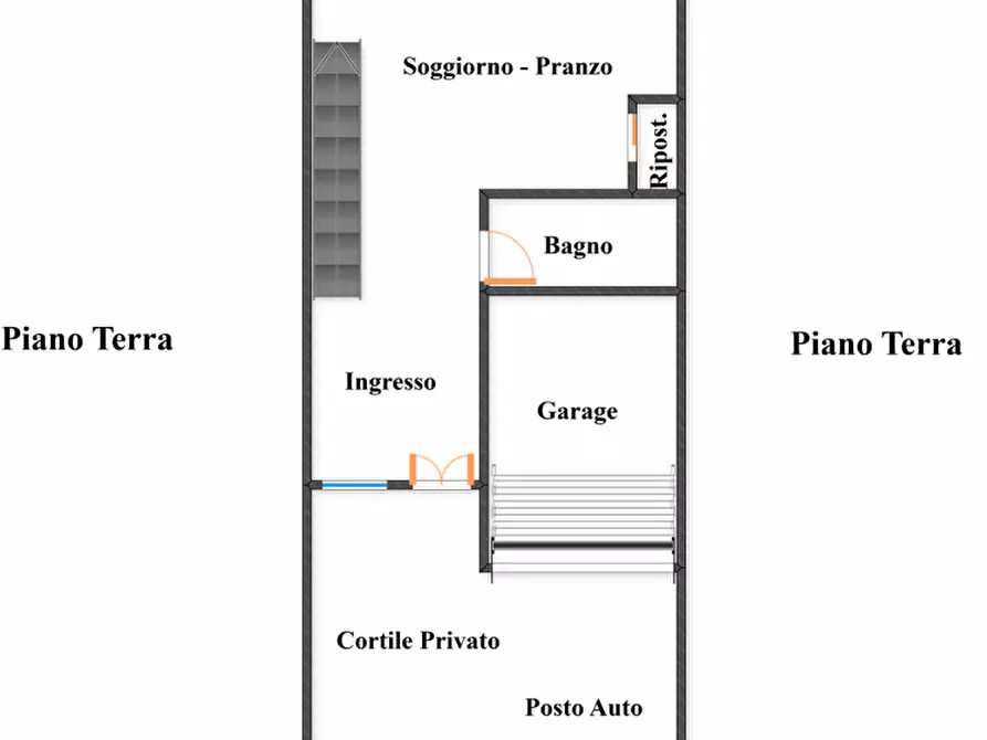 Immagine 55 di Villetta a schiera in vendita  in Via F. Mitterrand a Monte San Pietro