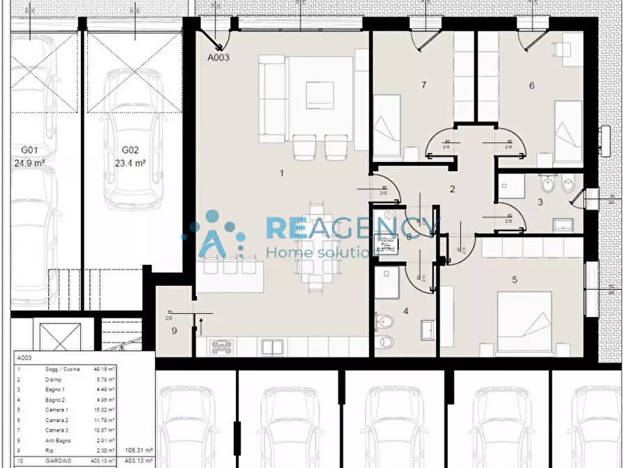 Immagine 10 di Appartamento in vendita  in Via Torino a Thiene