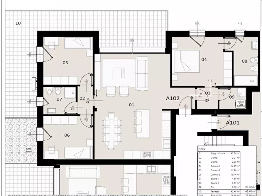 Immagine 9 di Appartamento in vendita  in Via Torino a Thiene