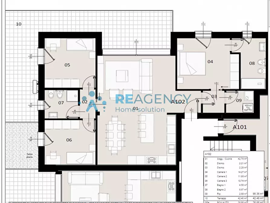 Immagine 10 di Appartamento in vendita  in Via Torino a Thiene