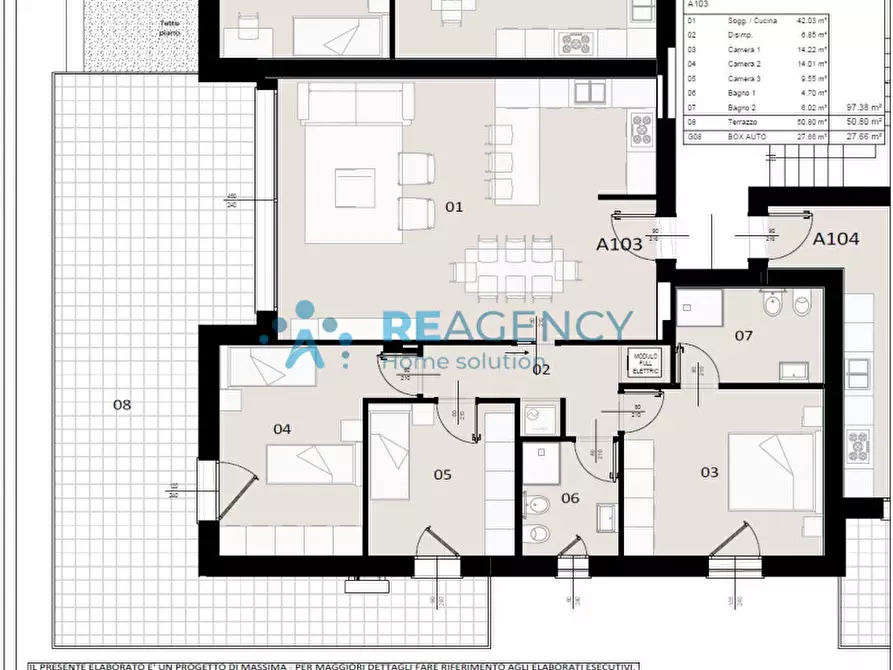 Immagine 12 di Appartamento in vendita  in Via Torino a Thiene