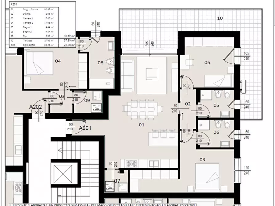 Immagine 9 di Appartamento in vendita  in Via Torino a Thiene