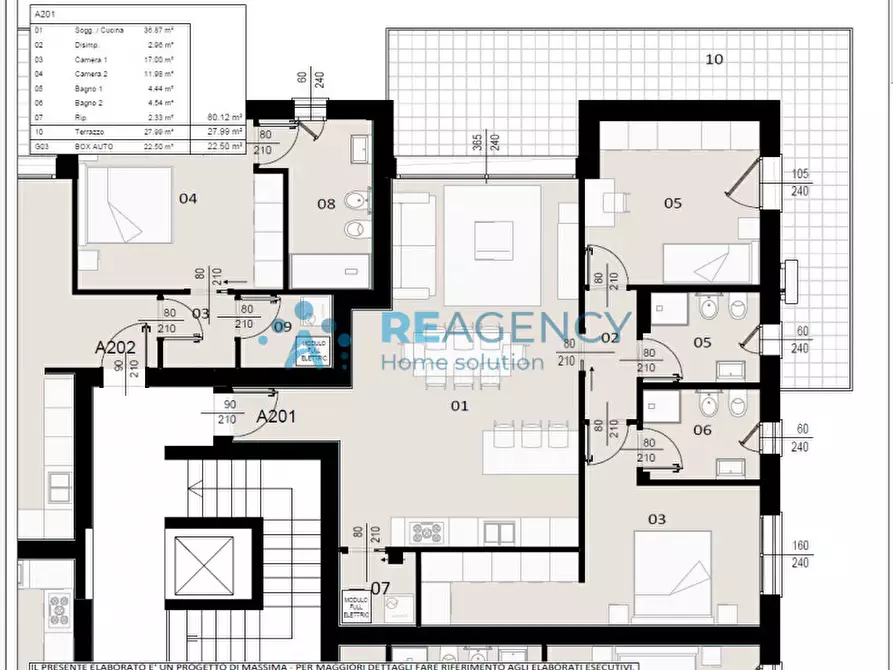 Immagine 12 di Appartamento in vendita  in Via Torino a Thiene