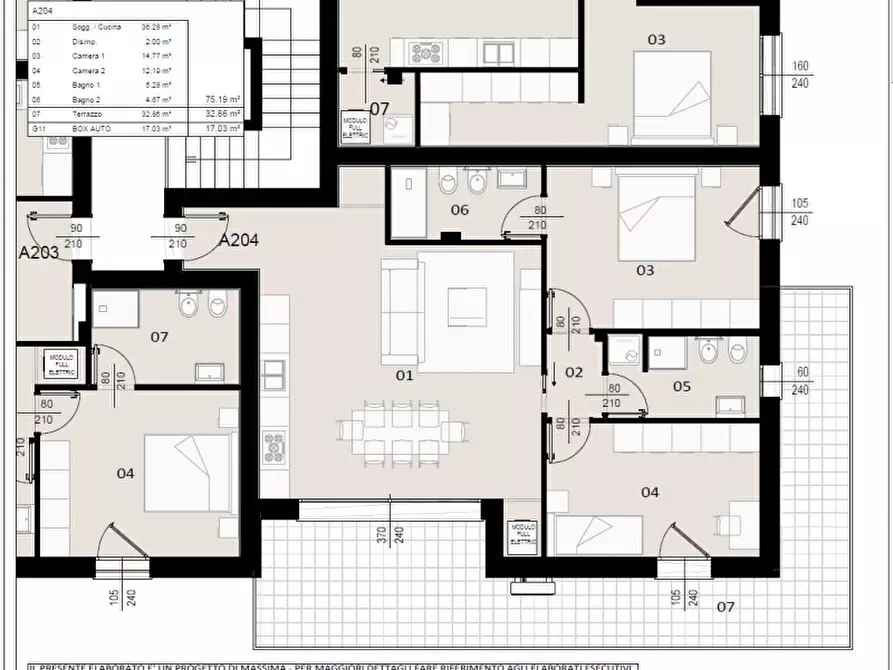 Immagine 9 di Appartamento in vendita  in Via Torino a Thiene