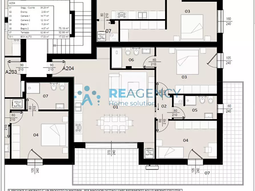 Immagine 12 di Appartamento in vendita  in Via Torino a Thiene