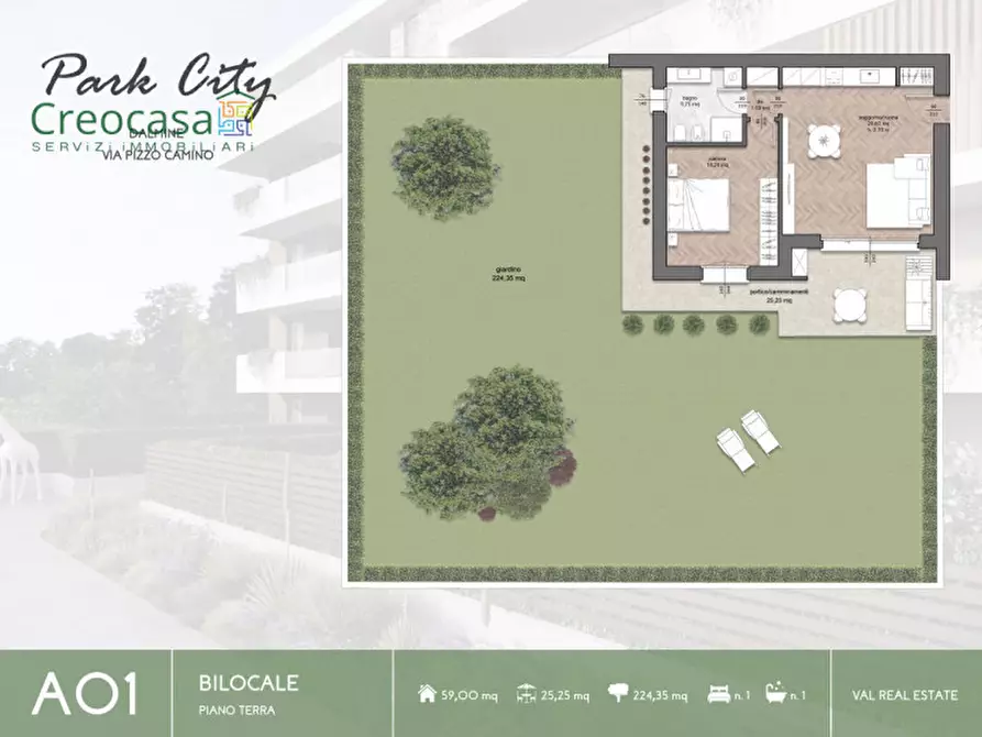 Immagine 2 di Appartamento in vendita  in Via Pizzo Camino a Dalmine