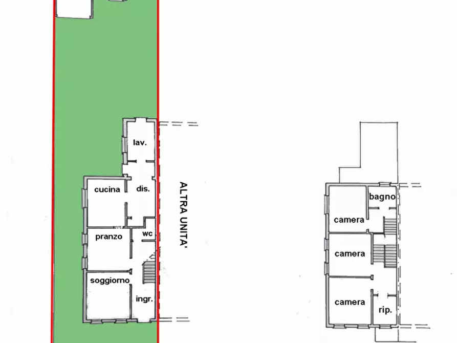 Immagine 1 di Casa bifamiliare in vendita  in Via P. Paleocapa a Treviso