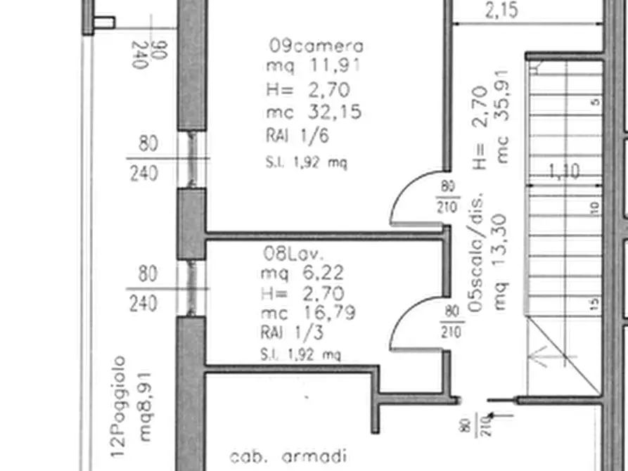 Immagine 4 di Villetta a schiera in vendita  in Via Fossona 40 a Cervarese Santa Croce