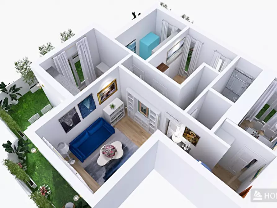 Immagine 15 di Appartamento in vendita  in Via Andrea del Verrocchio a Roma