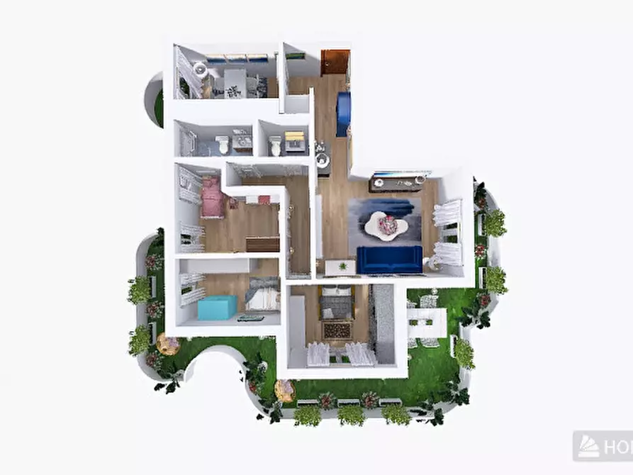 Immagine 23 di Appartamento in vendita  in Via Andrea del Verrocchio a Roma