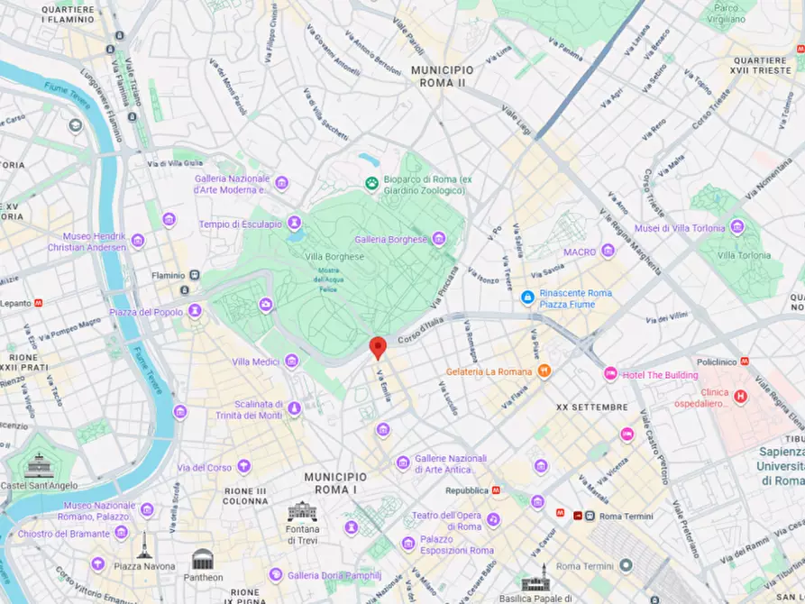 Immagine 10 di Appartamento in vendita  in Via Lazio a Roma