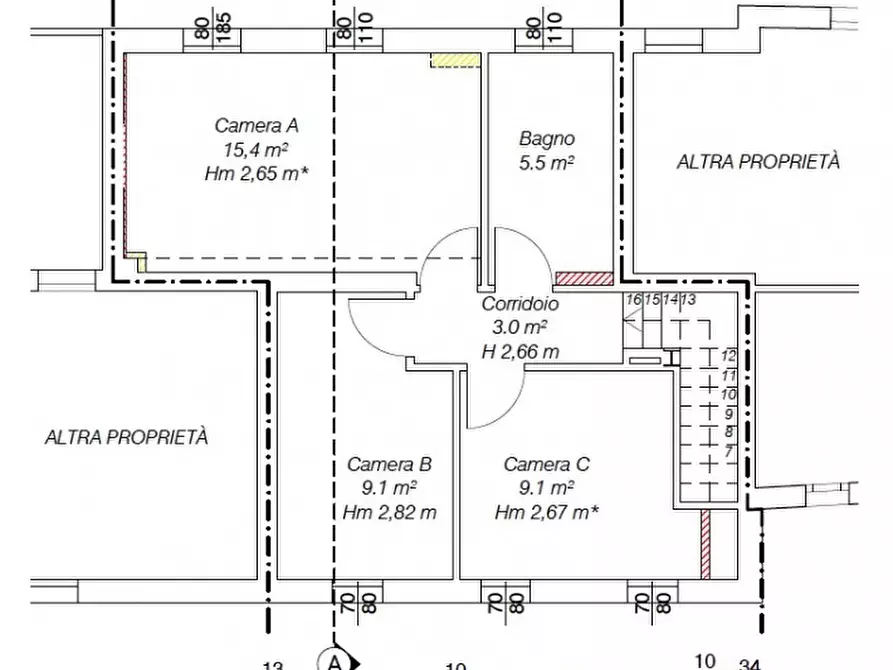 Immagine 8 di Villetta a schiera in vendita  in lungargine brusegana 3 a Padova
