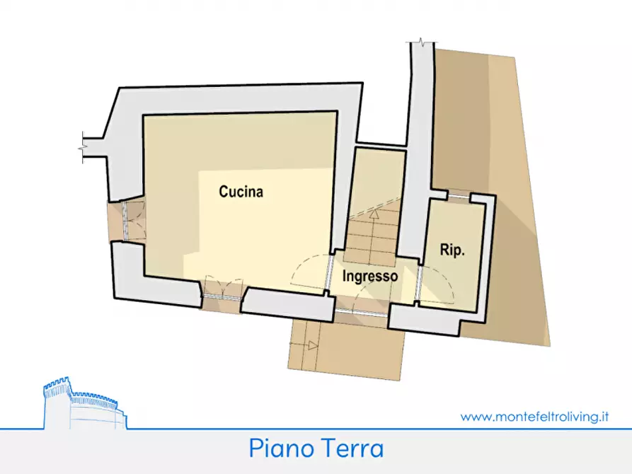 Immagine 13 di Appartamento in vendita  in via Pozzo a Belforte All'isauro