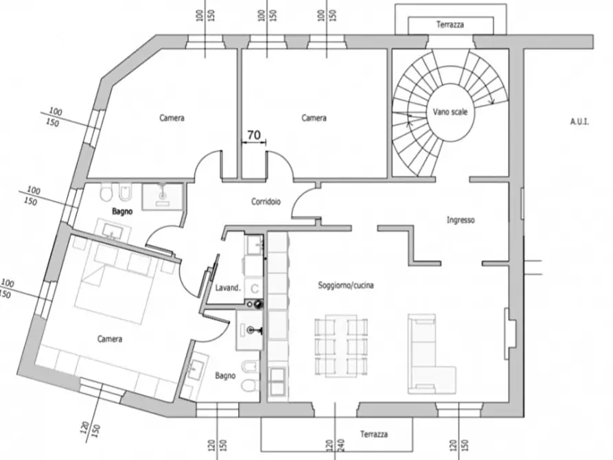 Immagine 17 di Appartamento in affitto  in Contra' Porta Lupia a Vicenza