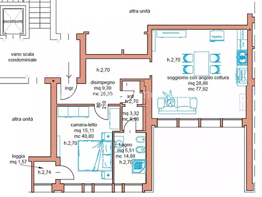 Immagine 9 di Appartamento in vendita  in Piazza del Sole e della Pace a Abano Terme