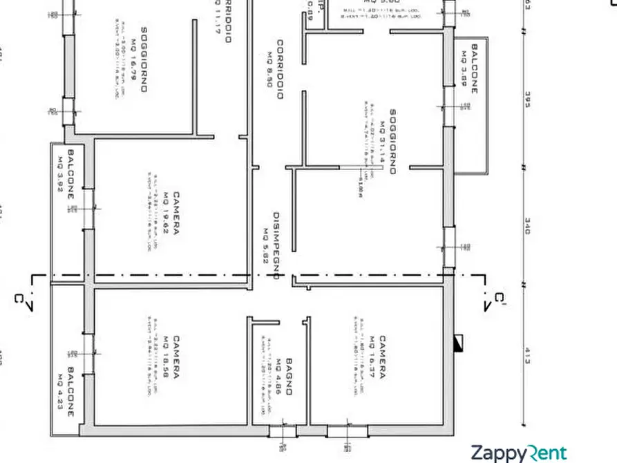Immagine 23 di Appartamento in affitto  in Via Porrettana a Bologna