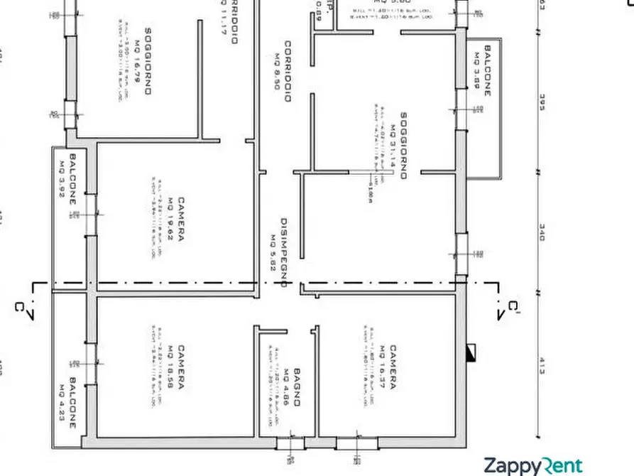 Immagine 25 di Appartamento in affitto  in Via Porrettana, 233 a Bologna
