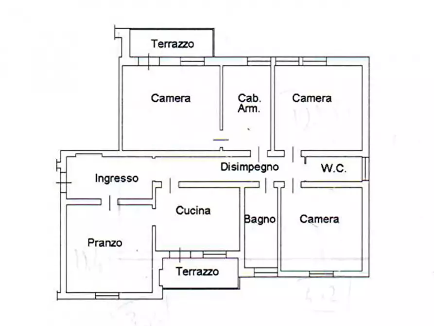 Immagine 2 di Appartamento in vendita  a Treviso