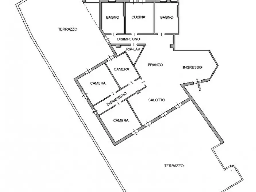 Immagine 20 di Appartamento in vendita  in Via Isola Saloni a Chioggia