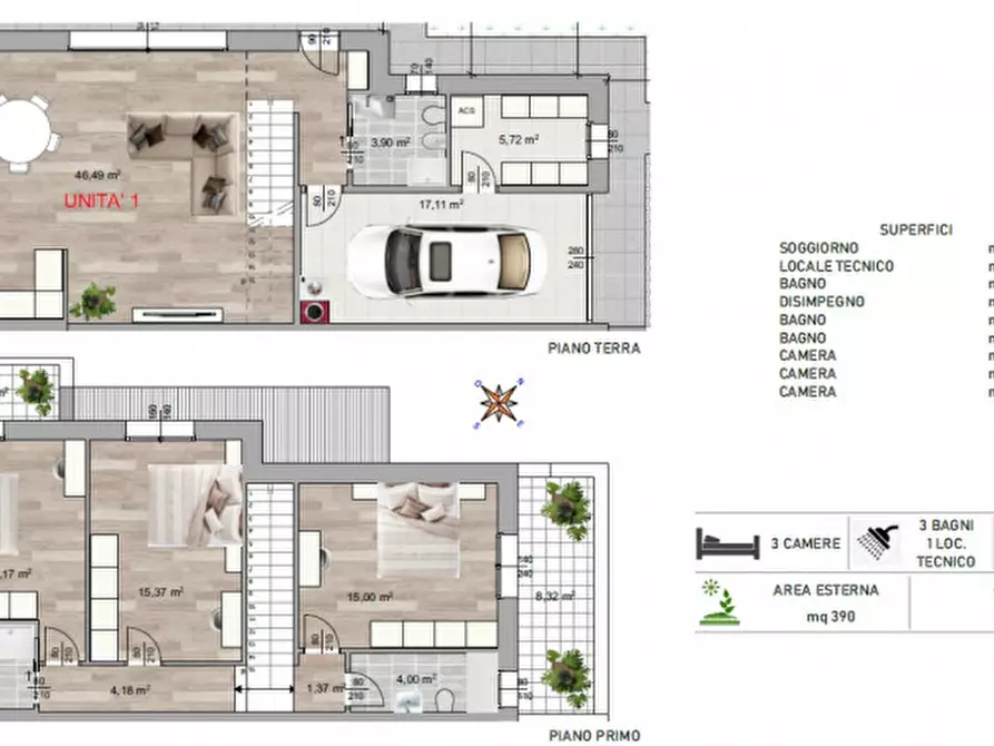 Immagine 13 di Casa bifamiliare in vendita  in Via Monte Rua a Selvazzano Dentro