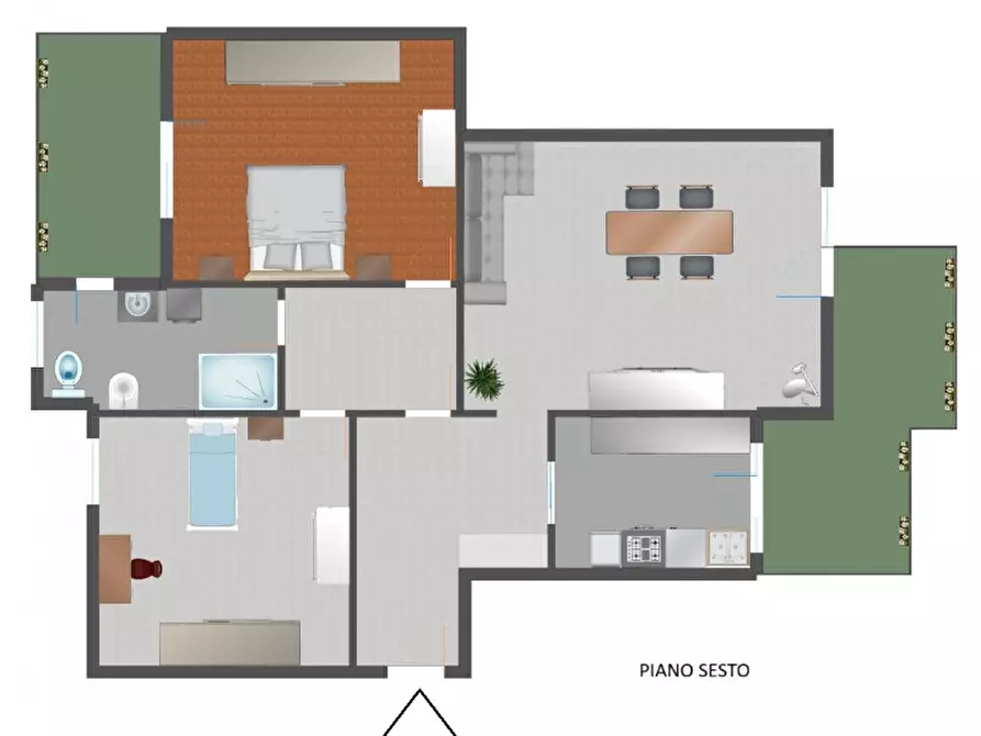 Immagine 29 di Appartamento in vendita  in Via Marco Polo a Bologna