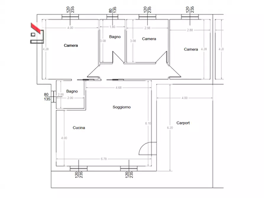 Immagine 5 di Villa in vendita  in Via Arceviese 3D a Senigallia