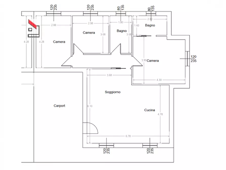 Immagine 6 di Villa in vendita  in Via Arceviese 3D a Senigallia