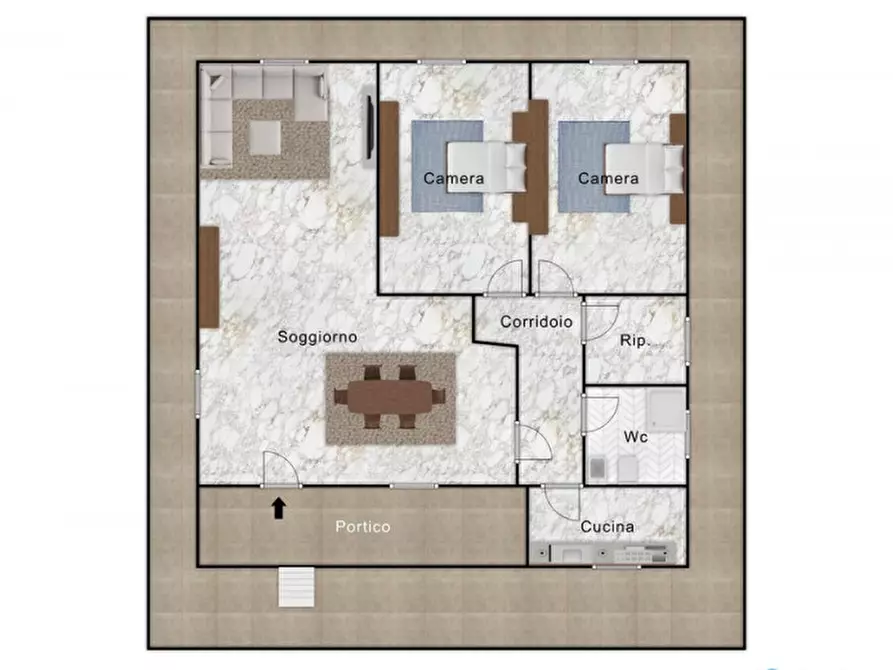 Immagine 20 di Villa in vendita  in Via M 25 a Monreale