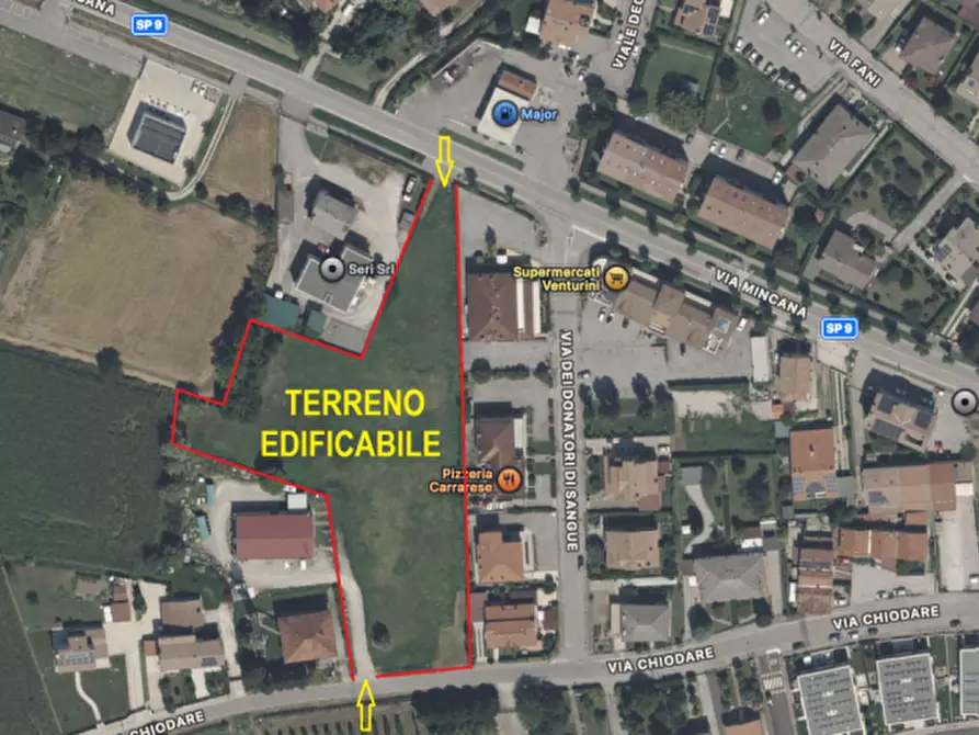 Immagine 1 di Terreno in vendita  in via Roma, 52 a Due Carrare