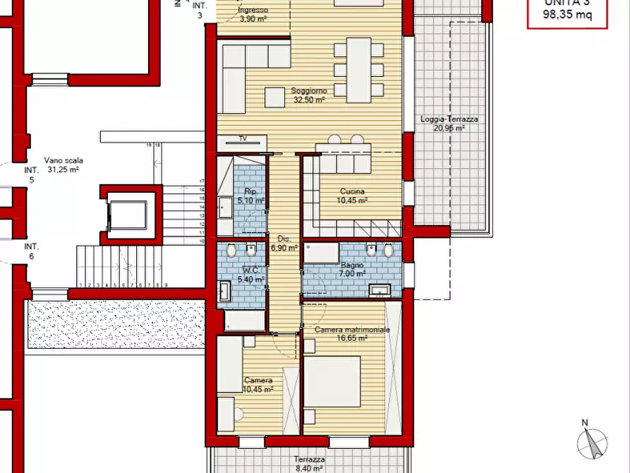 Immagine 28 di Appartamento in vendita  in Viale delle Terme a Abano Terme