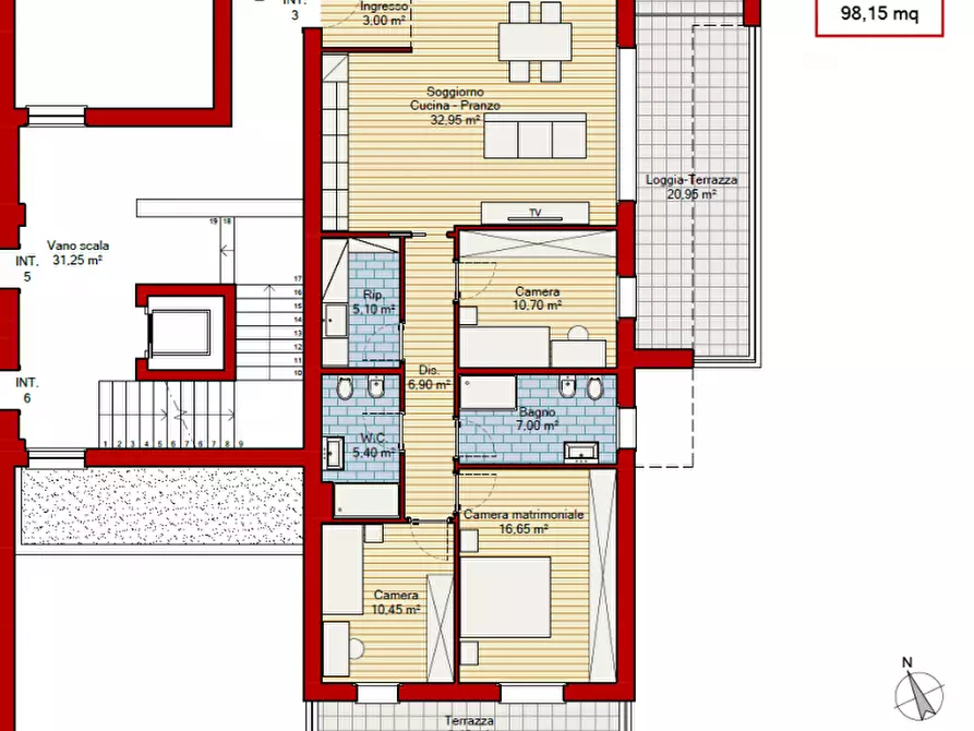 Immagine 29 di Appartamento in vendita  in Viale delle Terme a Abano Terme