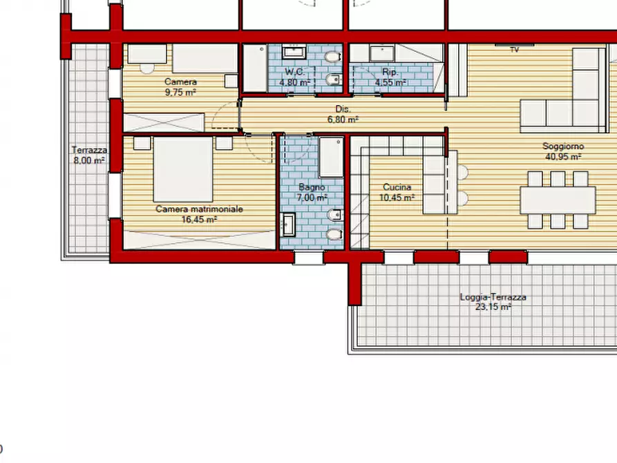 Immagine 32 di Appartamento in vendita  in Viale delle Terme a Abano Terme