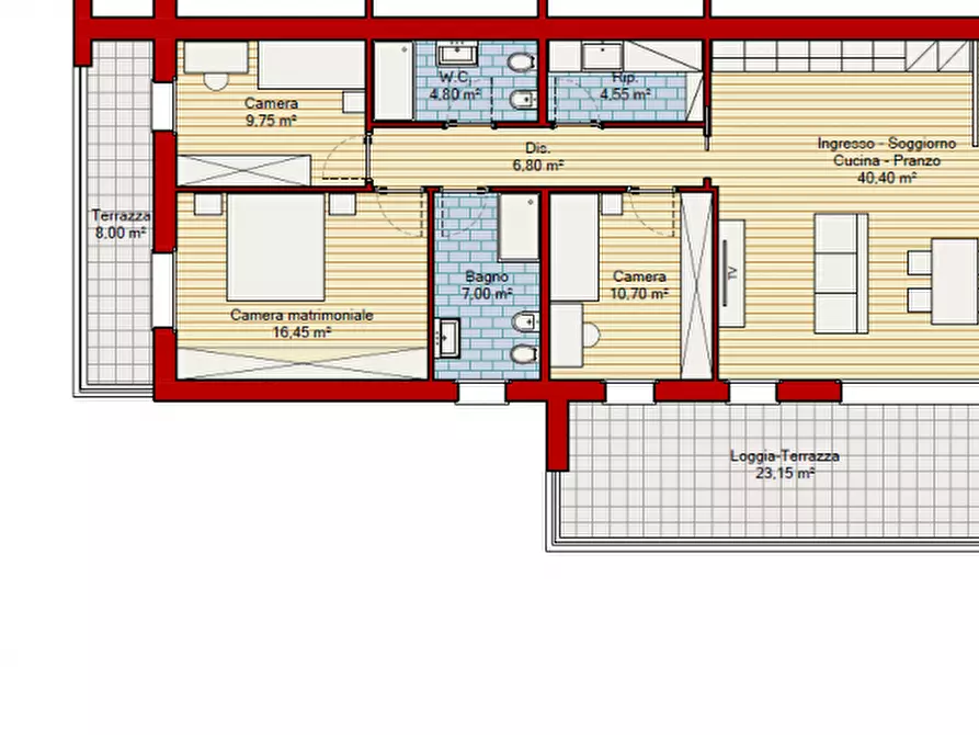 Immagine 33 di Appartamento in vendita  in Viale delle Terme a Abano Terme